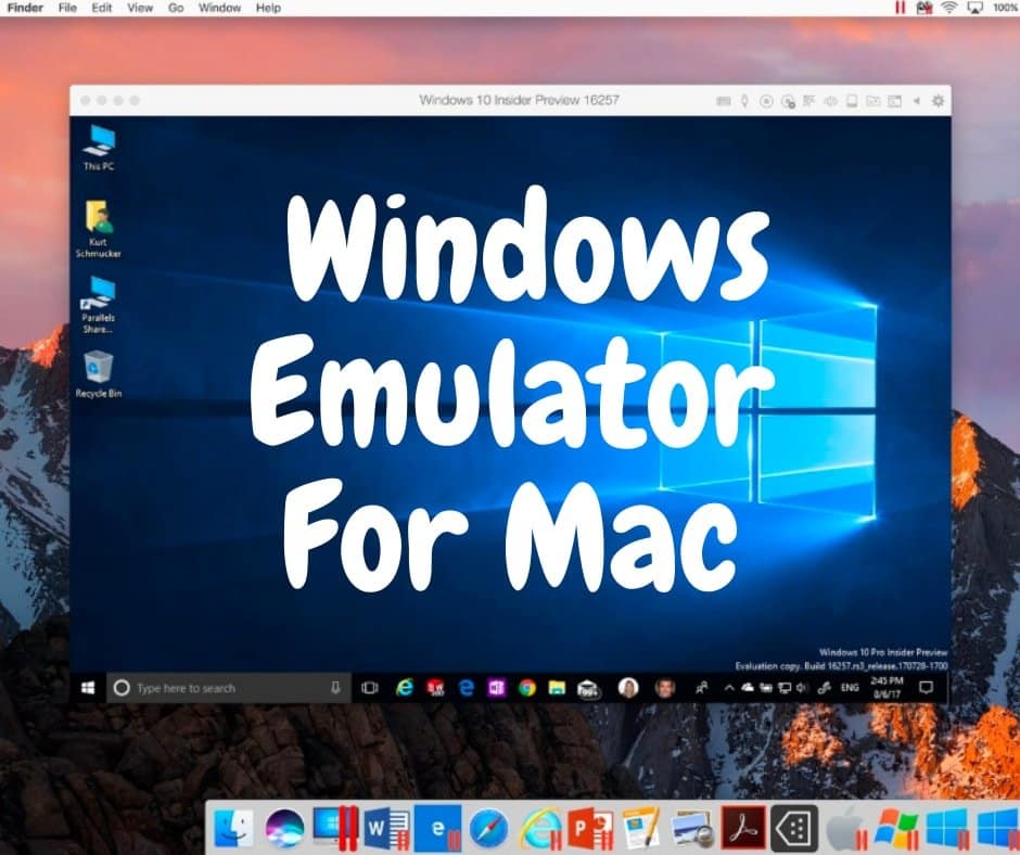 mac windows emulator wine